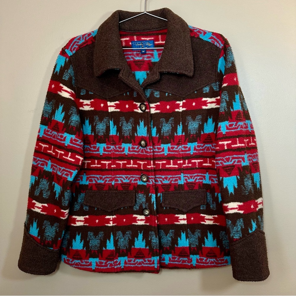 Tasha Polizzi for Cabela’s Western Style Blanket Pattern Jacket; Button Down; M